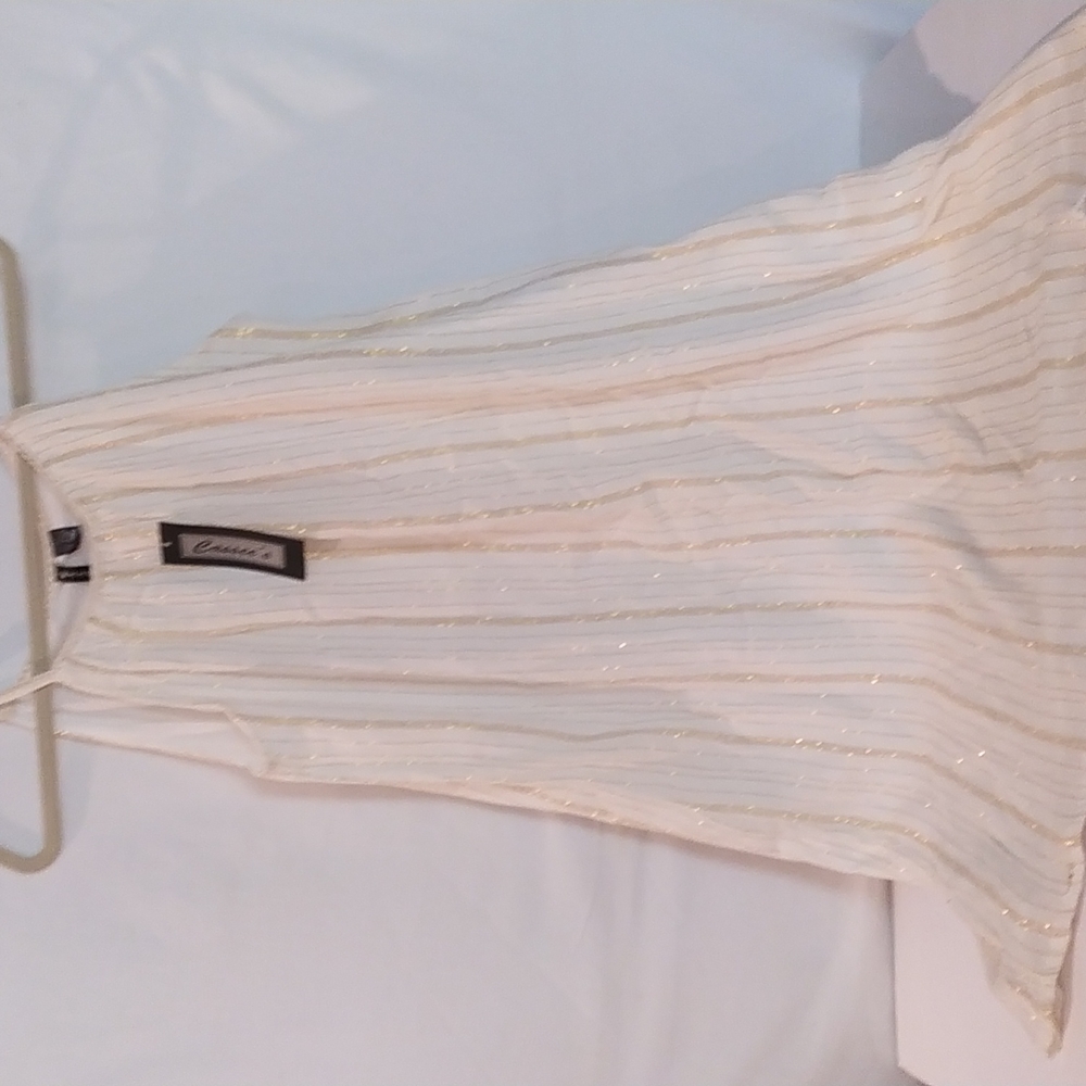 Dress, Sm, Ivory/Gold